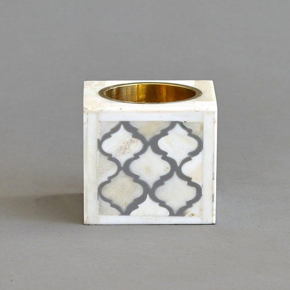 Minar Tea Light  Candle Holder (Square )